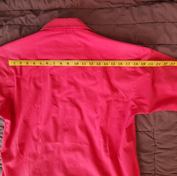 Vintage Karman Western Men's Long Sleeve. RED SNAPS. Med/Large. GVPWC. - Picture 10 of 14